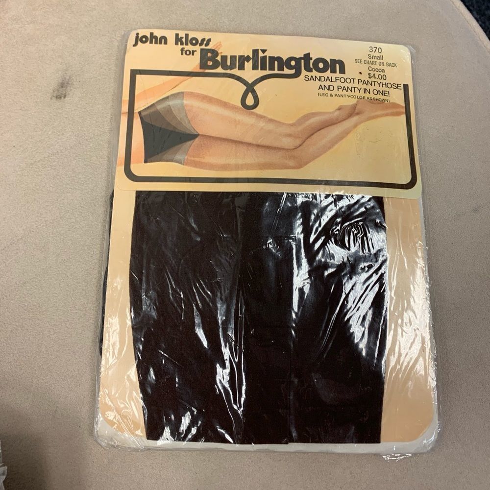 Vintage John Kloss for Burlington Pantyhose NWT